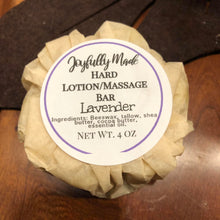 Load image into Gallery viewer, Hard Lotion/massage Bars 4 oz REFILL
